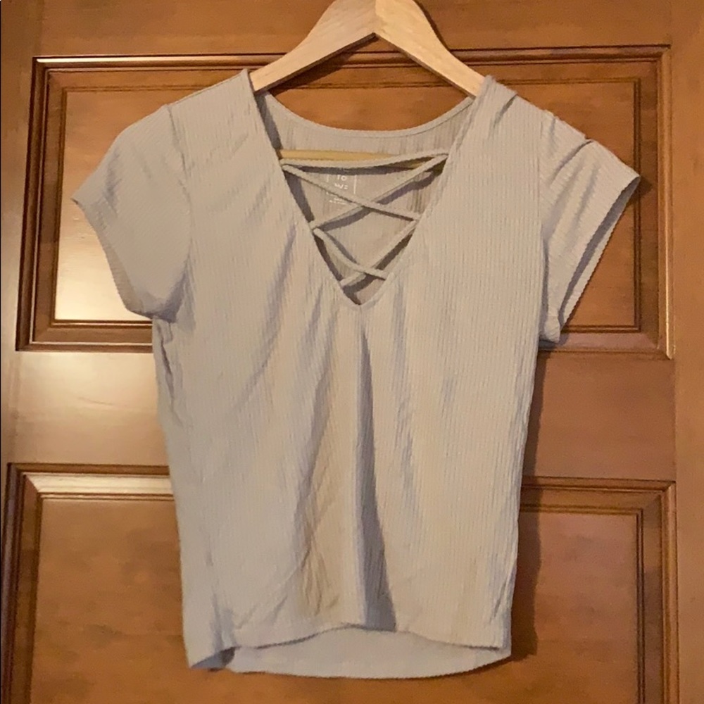 Ribbed t-shirt - Picture 2 of 3